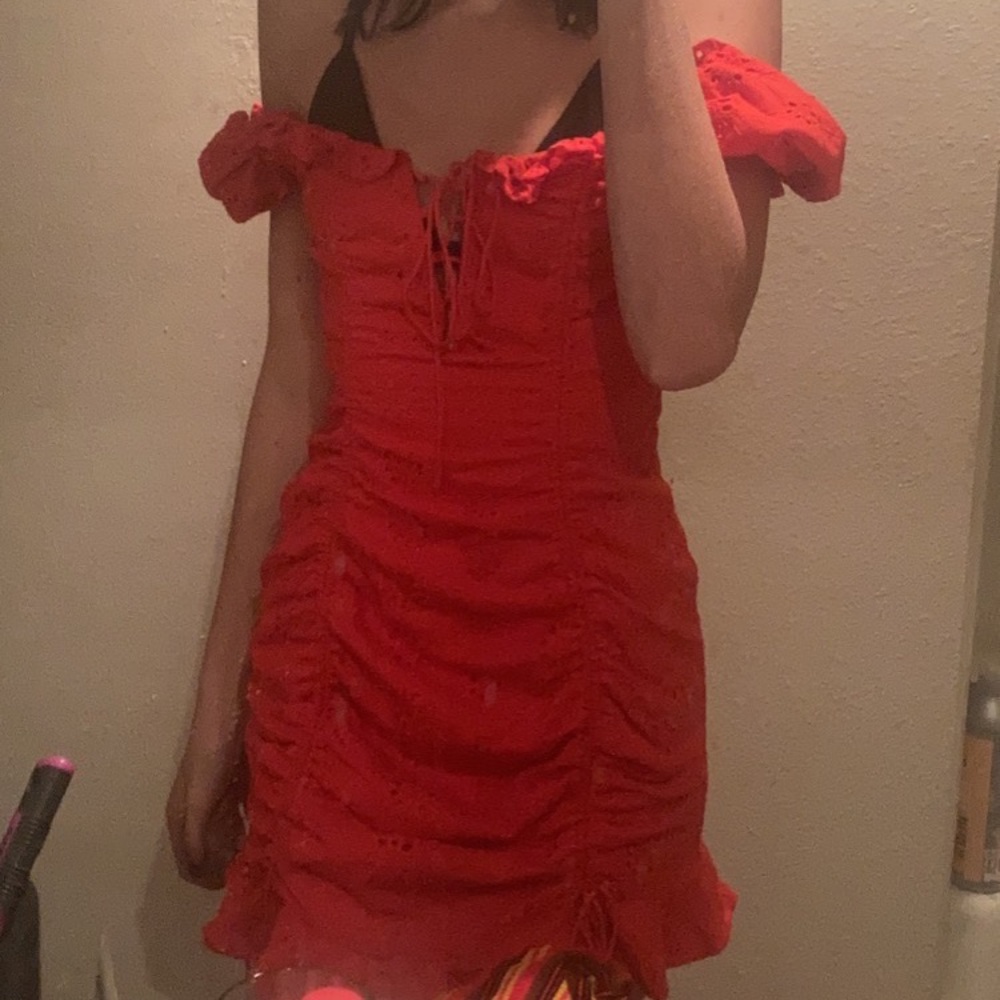 Ruched Mini dress